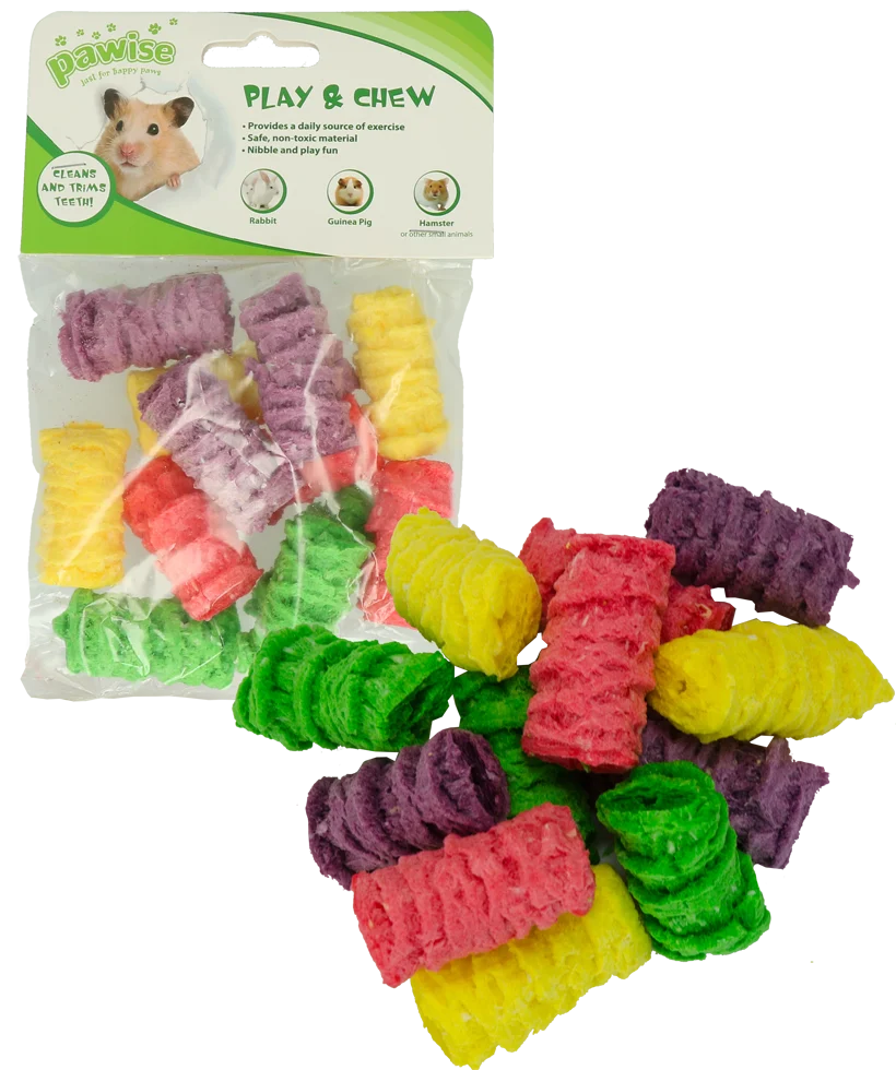 Knabberpop für Kaninchen und Meerschweinchen, 4 x 2,5 cm – Pawise Play & Chew Pops S – Bild 2