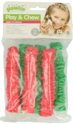 Knabberpop für Kaninchen und Meerschweinchen, 12 x 2,5 cm – Pawise Play & Chew Pops L
