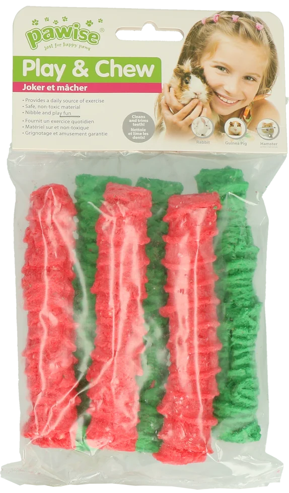 PAWI391426_2.png Knabberpop für Kaninchen und Meerschweinchen, 12 x 2,5 cm – Pawise Play & Chew Pops L – Bild 1