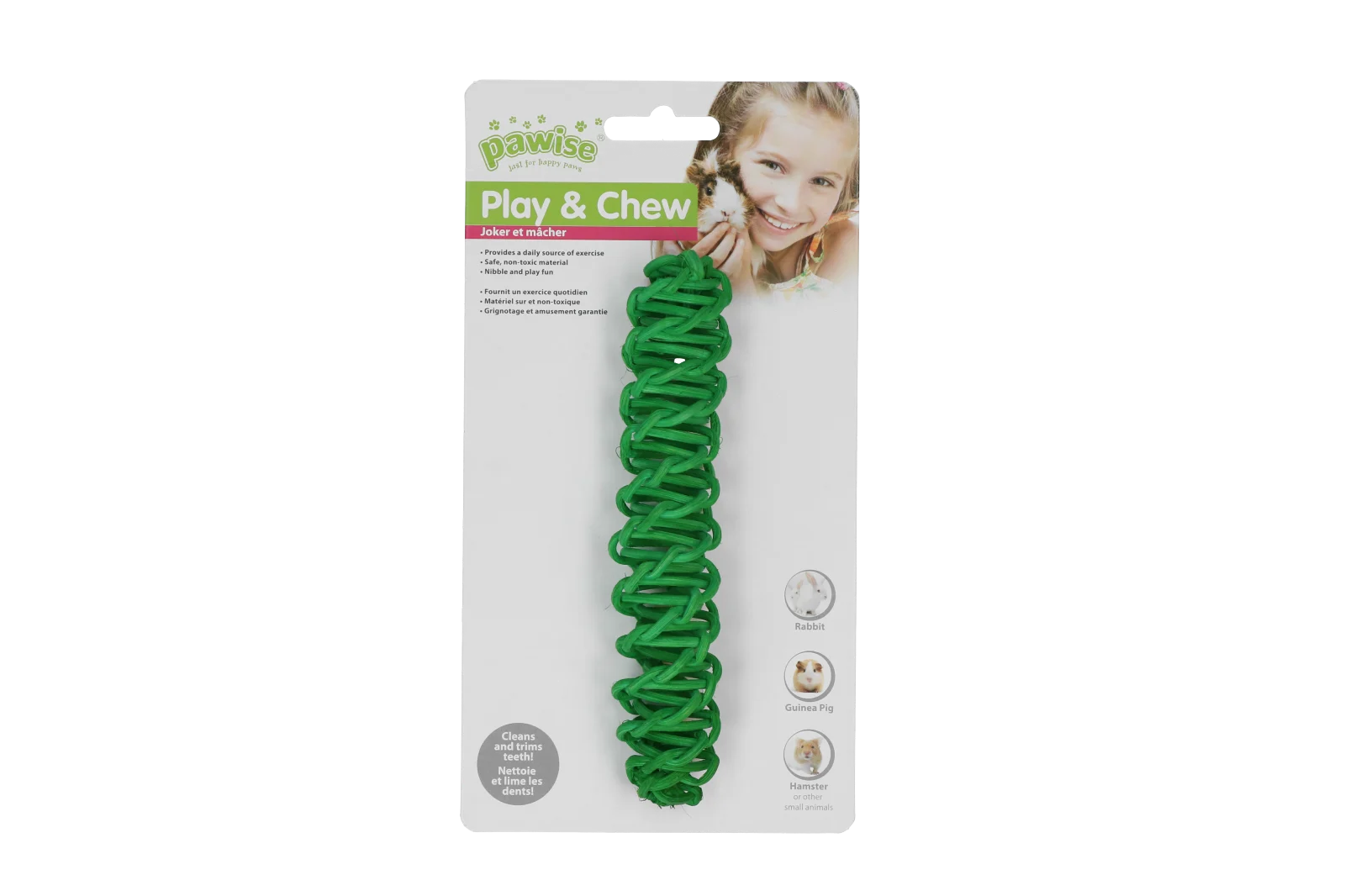 Knabberstange für Kaninchen und Nagetiere, farbig – Pawise Play & Chew Stick – Bild 1
