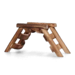 Hamsterleiter aus Holz, 17 x 8 x 7 cm – Pawise WD Ladder Toy – Bild 2
