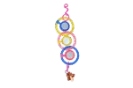 Spiegelkette für Vögel mit Glöckchen, 24 cm – Pawise Spinner Mirror Chain