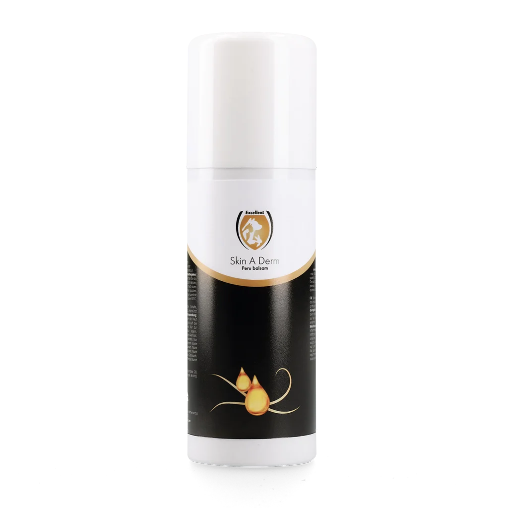PERU0200A.png Hautspray mit Perubalsam für Pferde, 200 ml – Excellent Horse Skin A Derm – Bild 1