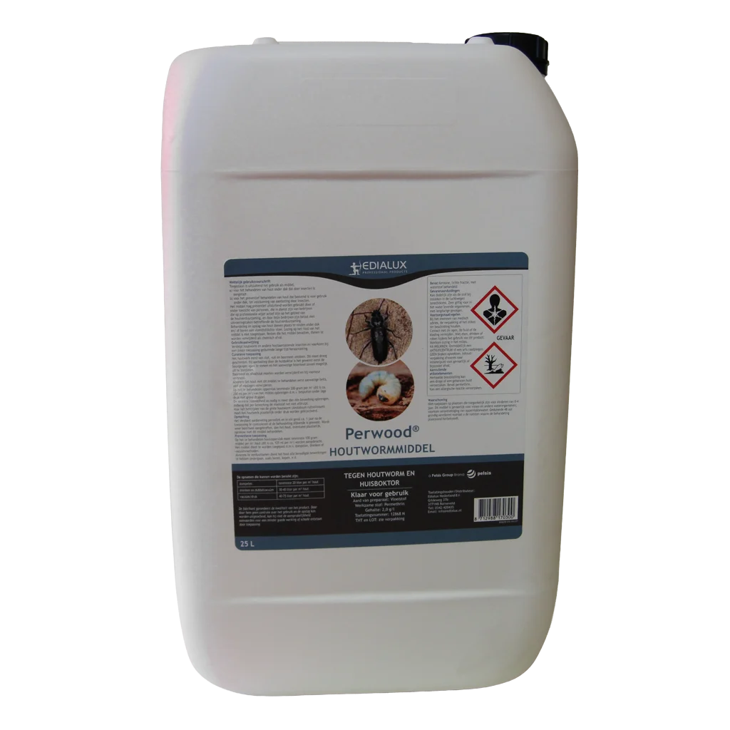 Holzwurmmittel mit Permethrin 25 l – Edialux Perwood – Bild 1