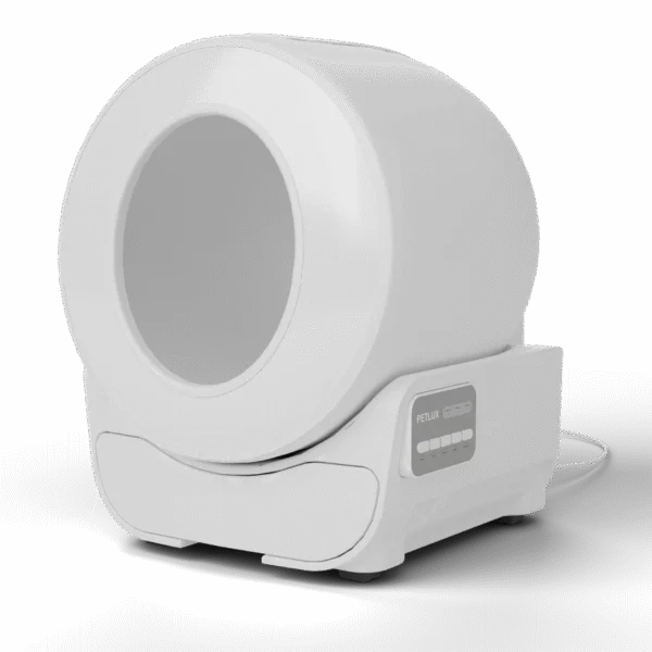Automatische Katzentoilette XXL mit App Steuerung, Weiß – Petlux V3 XXL