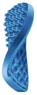 Silikon Katzenbürste für Kurzhaar, Blau – Pet + Me Cat Hair Brush – Bild 2