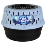 Runde Transportbox für Katzen mit Öffnung oben, blau – Petmate Get-A-Round Kennel