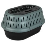Transportbox für Katzen mit Öffnung oben, grün, 48,3 x 31,8 x 27,4 cm – Petmate Top Load Cat Kennel