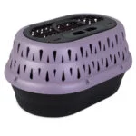 Katzentransportbox mit Öffnung von oben, Lila, 48,3 x 31,8 x 27,4 cm – Petmate Top Load Cat Kennel