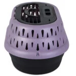 Katzentransportbox mit Öffnung von oben, Lila, 48,3 x 31,8 x 27,4 cm – Petmate Top Load Cat Kennel – Bild 4