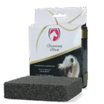 Putzstein gegen lose Haare und Dasselfliegeneier, 12 x 12 x 3 cm – Excellent Horse Grooming Block