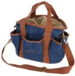 Putztasche mit 6 Außentaschen und abnehmbarem Schulterriemen, Blau, 28 x 20 x 22 cm – Covalliero Grooming Bag