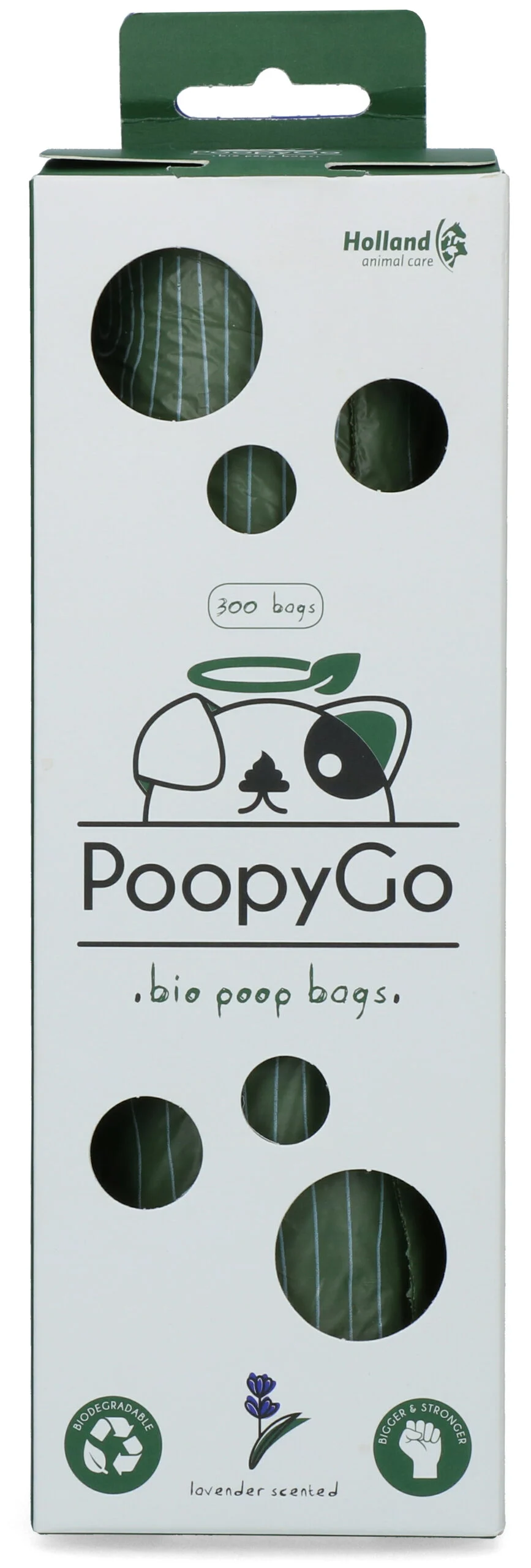 Biologisch abbaubare Hundekotbeutel mit Lavendelduft, 300 Stück in einer Box – PoopyGo Eco friendly Tissue Box – Bild 3
