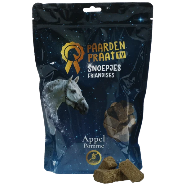 Pferdeleckerlis mit Apfel, getreidefrei, 1 kg – Paardenpraat TV