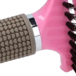 Mähnenbürste mit Schweineborsten und flexiblen Stiften, Rosa 24,5 cm – Paardenpraat TV Horse Supreme – Bild 3