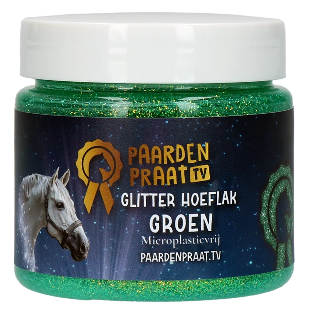 PRAA7054.png Huflack mit Glitzer auf Wasserbasis, Türkis – Paardenpraat TV Glitter Hoeflak – Bild 1