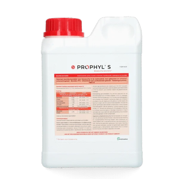 Desinfektionsmittel für Tierhaltungsbereiche 1 l – Huvepharma Prophyl S