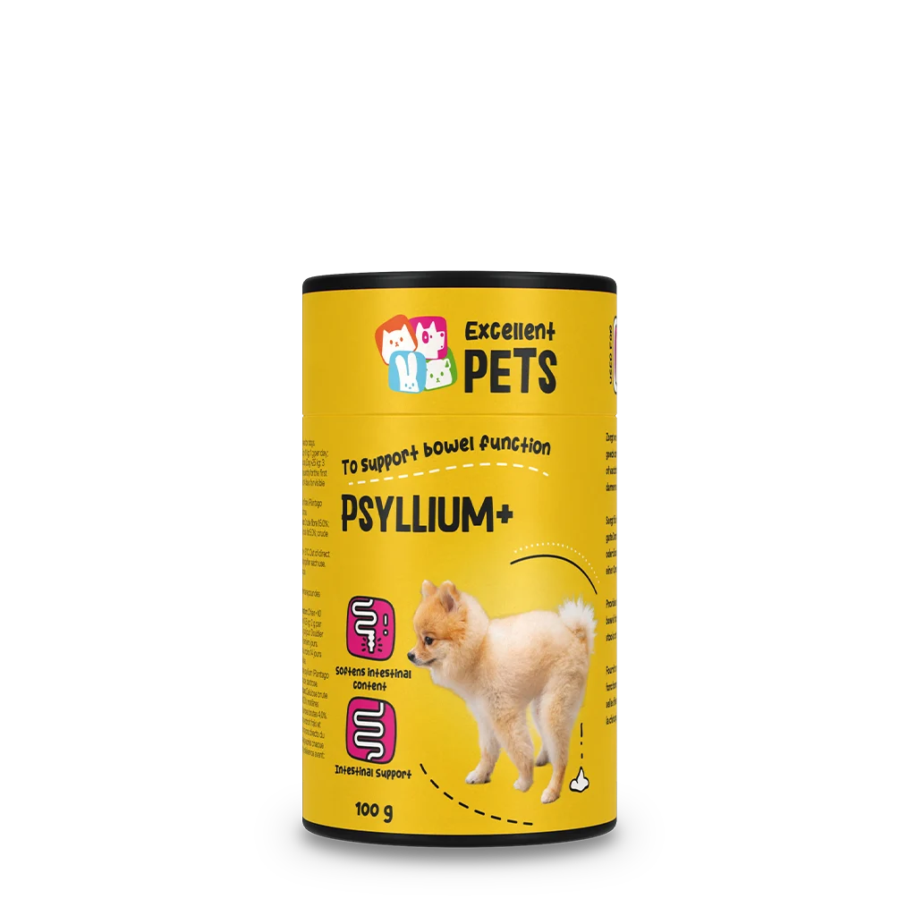 Flohsamenschalenpulver für Hunde, 100 g – Excellent Pets Dog Psyllium+ – Bild 1