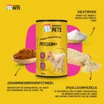 Flohsamenschalenpulver für Hunde, 100 g – Excellent Pets Dog Psyllium+ – Bild 5