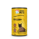 Flohsamenpulver für Katzen mit Johannisbrotkernmehl, 100 g – Excellent Pets Cat Psyllium+