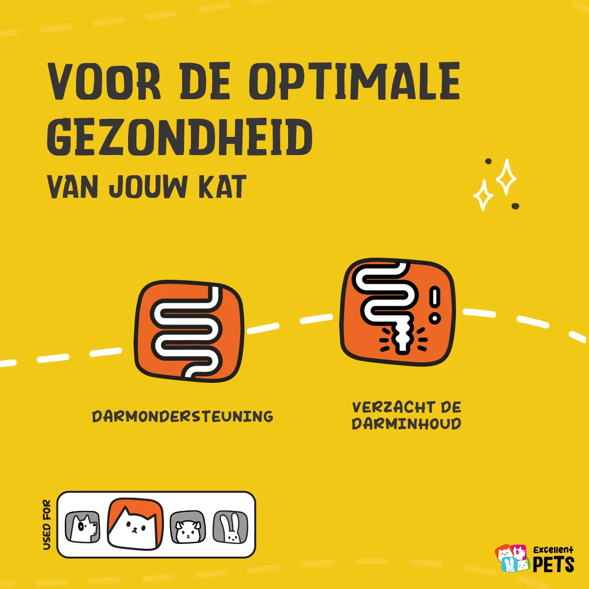 Flohsamenpulver für Katzen mit Johannisbrotkernmehl, 100 g – Excellent Pets Cat Psyllium+ – Bild 3