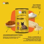 Flohsamenpulver für Katzen mit Johannisbrotkernmehl, 100 g – Excellent Pets Cat Psyllium+ – Bild 5