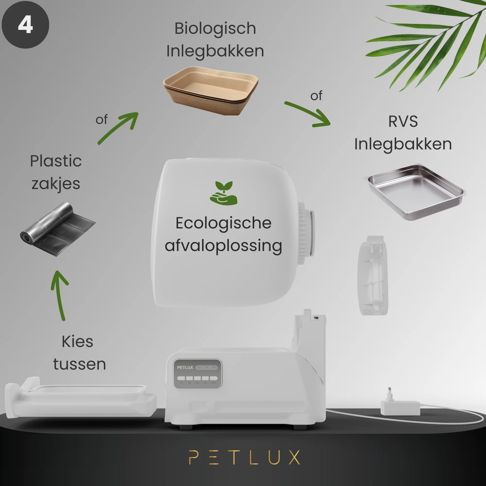 Automatische Katzentoilette XXL mit App Steuerung, Weiß – Petlux V3 XXL – Bild 6