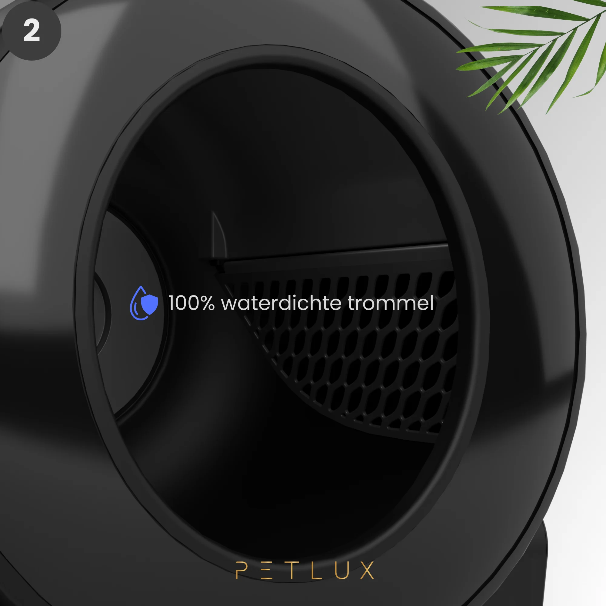 Automatische Katzentoilette XXL mit App Steuerung, schwarz – Petlux V3 XXL – Bild 4