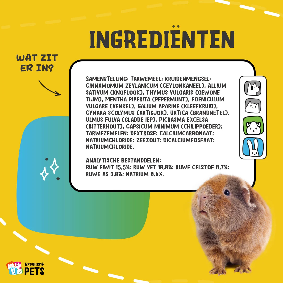 Ergänzungsfuttermittel für Kaninchen in Pelletform, 200 g – Excellent Pets Rabbit Parex – Bild 5