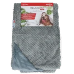 Hundedecke aus Mikrofleece, Grau 65 x 95 cm – Relaxopet Cosy Multi-Plaid Original