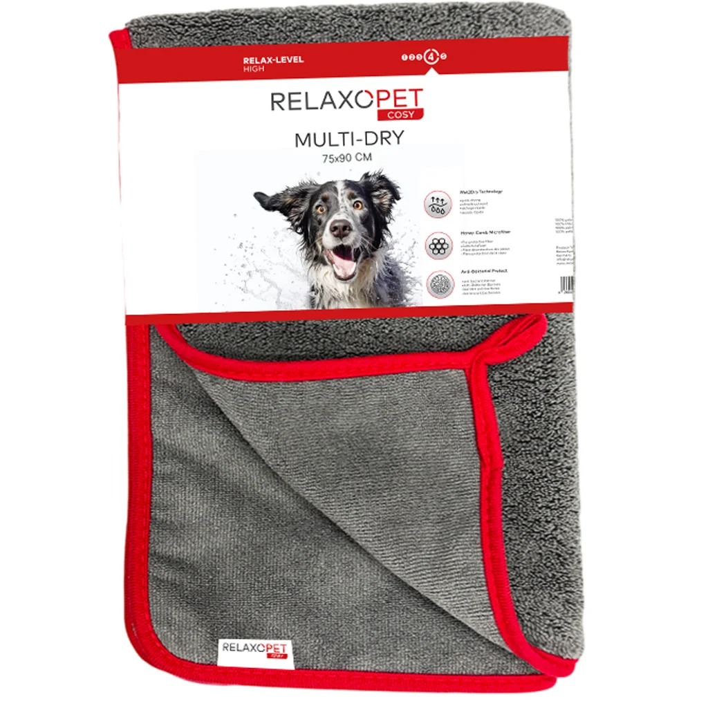 RELA0151.jpg Hundehandtuch aus Mikrofaser, 75 x 90 cm – Relaxopet Cosy Multi-Dry Original – Bild 1