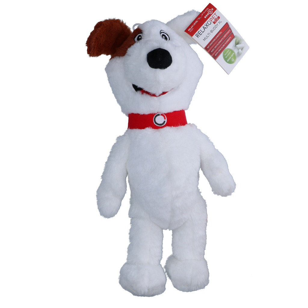 Hondenknuffel met Knisperende Elementen – Relaxopet Play Multi-Buddy Hundekuscheltier mit Knisterelementen – Relaxopet Play Multi-Buddy