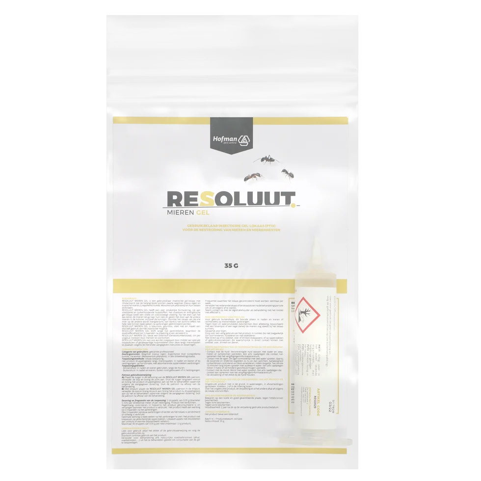 RESO0282.png Gel gegen schwarze und tropische Ameisen, 35 g – Resoluut Mieren Gel – Bild 1