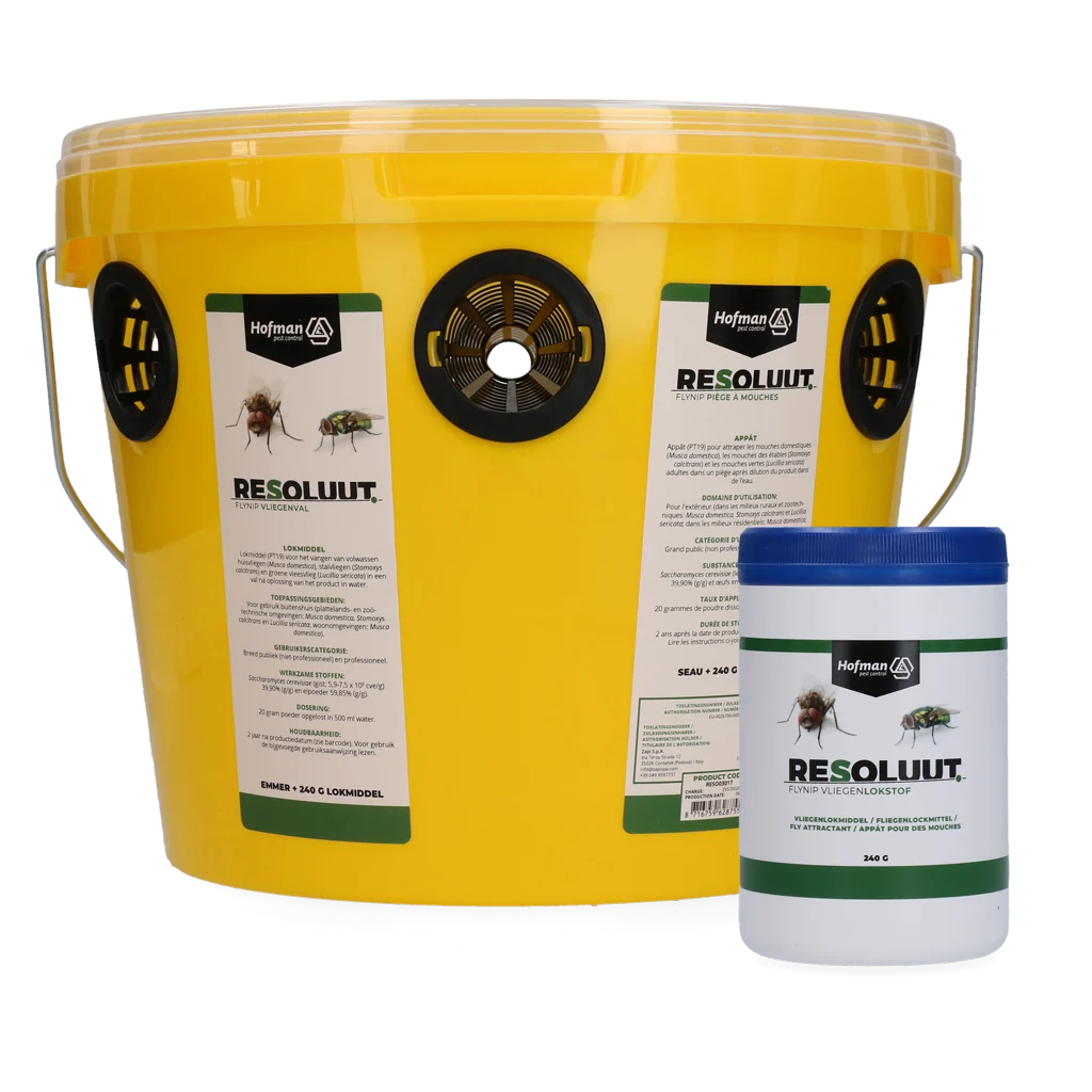 RESO03017.png Fliegenfalle mit 240 g Lockstoff für den Außenbereich – Resoluut FlyNip – Bild 1
