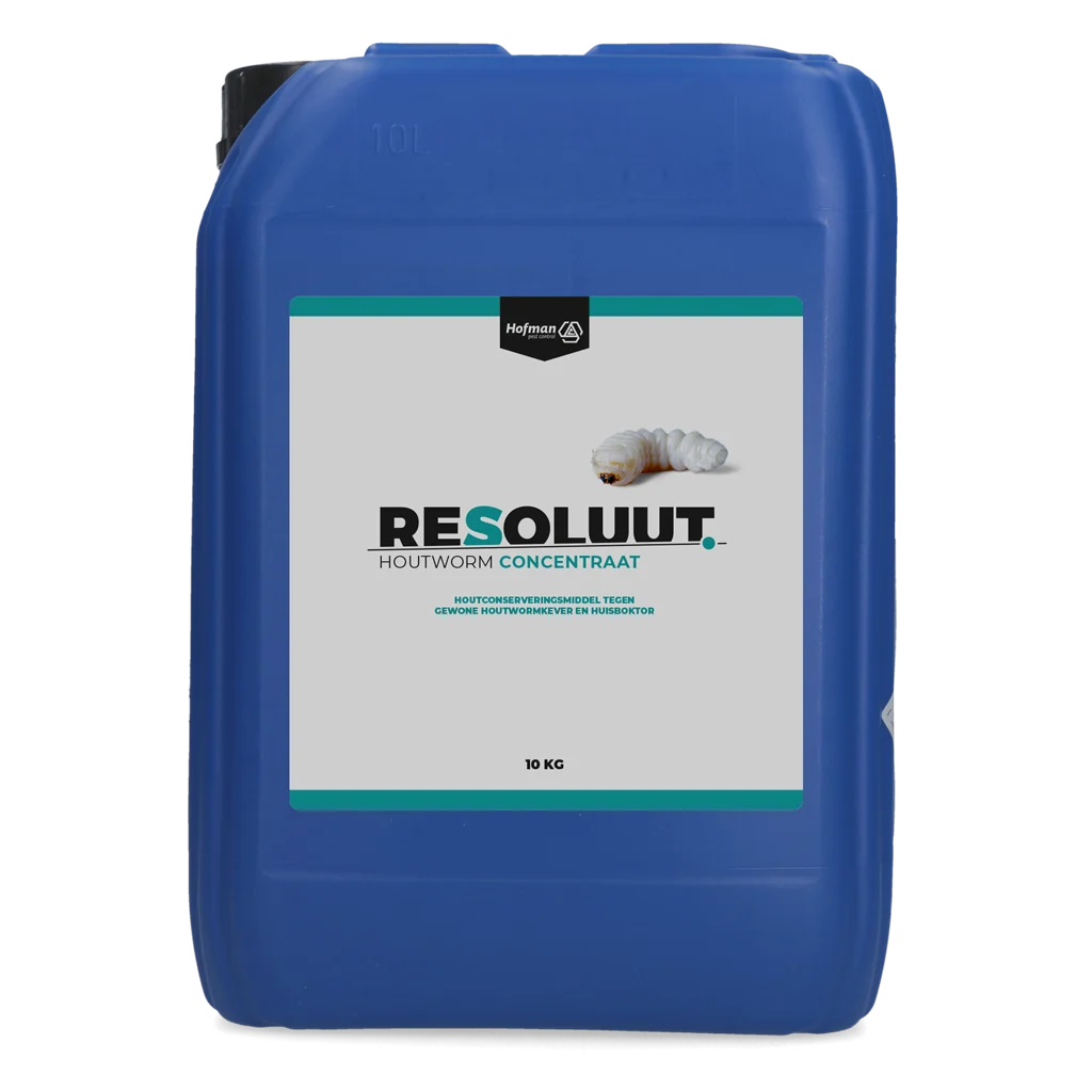 RESO1010.png Holzwurmmittel Konzentrat, wasserverdünnbar, 10 kg – Resoluut Holzwurm Konzentrat – Bild 1