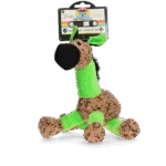 Hundekuscheltier Esel mit Quietschfunktion, Grün M – Retro Dog Donkey