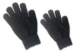 Reithandschuh mit Grip an der Handfläche, schwarz, für Erwachsene – Magic Grippy – Bild 2
