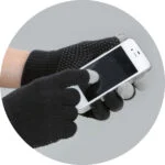 Reithandschuh Magic Touch Schwarz mit Grip, Einheitsgröße – Bild 3