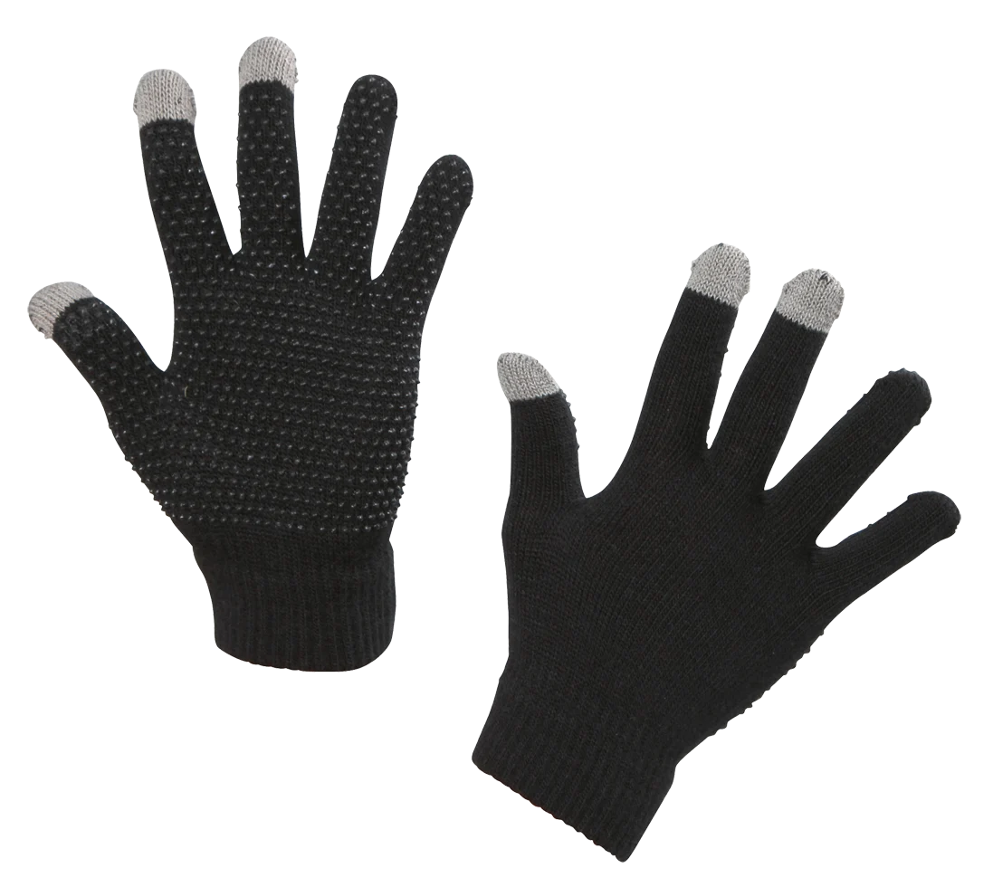 Reithandschuh Magic Touch Schwarz mit Grip, Einheitsgröße – Bild 4
