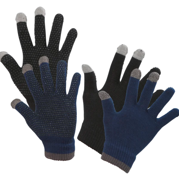 Reithandschuh Magic Touch Schwarz mit Grip, Einheitsgröße