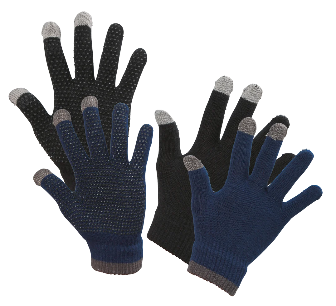 RIJH0005K_RIJH0005MGROEP.png Reithandschuh Magic Touch Schwarz mit Grip, Einheitsgröße – Bild 1