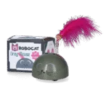 Spielmaus mit Bewegungssensor und Madnip, Grau – Robocat Mouse