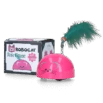 Spielmaus mit Bewegungssensor und Madnip, Rosa – Robocat Mouse