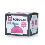 Spielmaus mit Bewegungssensor und Madnip, Rosa – Robocat Mouse – Bild 3