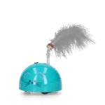 Spielmaus mit Bewegungssensor und Madnip, Petrol – Robocat Mouse – Bild 2