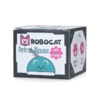 Spielmaus mit Bewegungssensor und Madnip, Petrol – Robocat Mouse – Bild 3