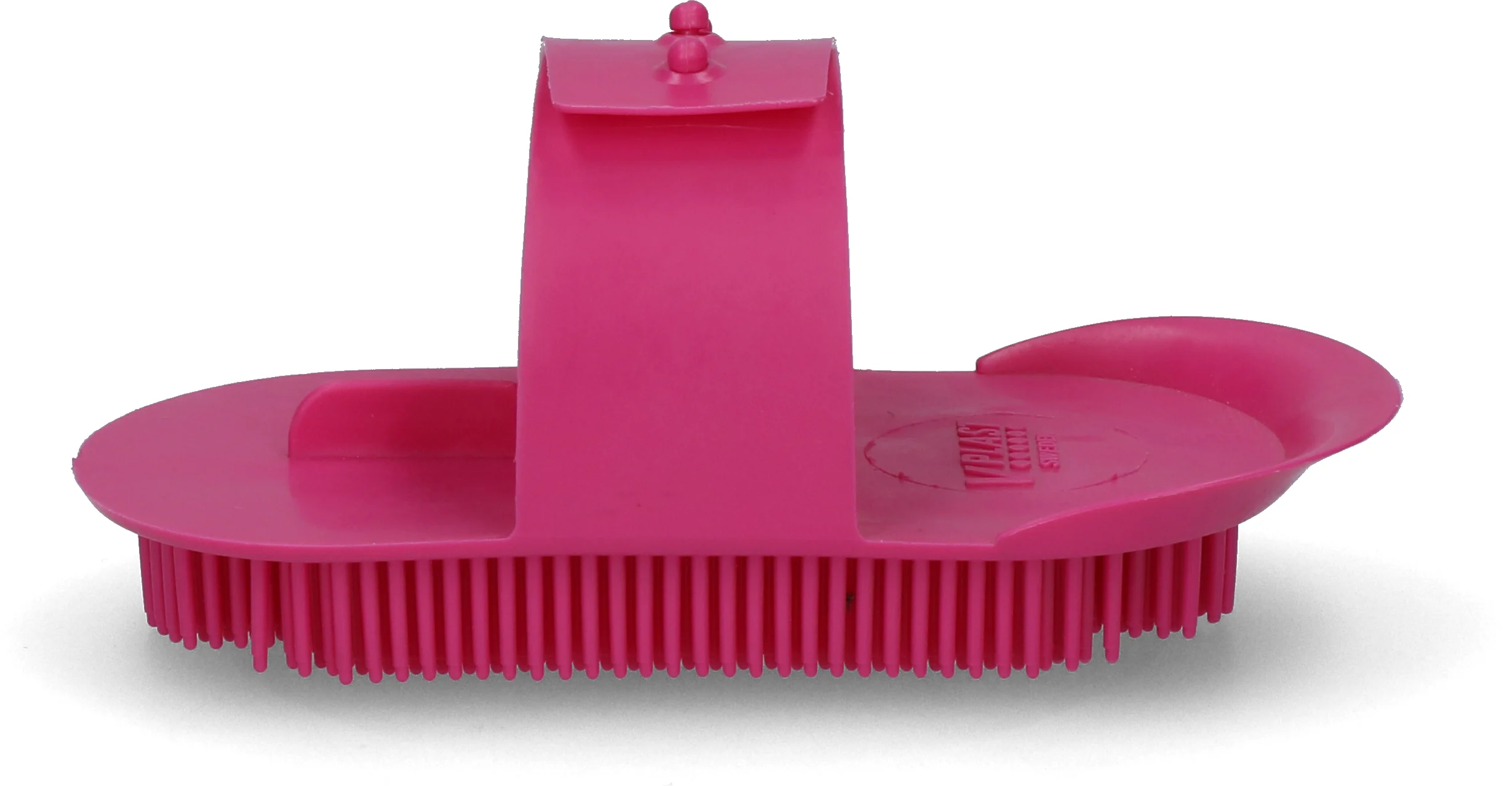 Striegel mit feinen Zinken, 130 x 65 mm, Rosa – Vplast Original – Bild 1
