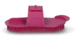 Striegel aus flexiblem Kunststoff, 180 x 90 mm, Rosa – Vplast Original – Bild 2