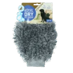 Mikrofaser Bürstenhandschuh für Hunde, 24 x 18 cm – Royal Dry