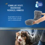 Mikrofaser Hundehandtuch mit Handtaschen, 35 x 81 cm – Royal Dry – Bild 6